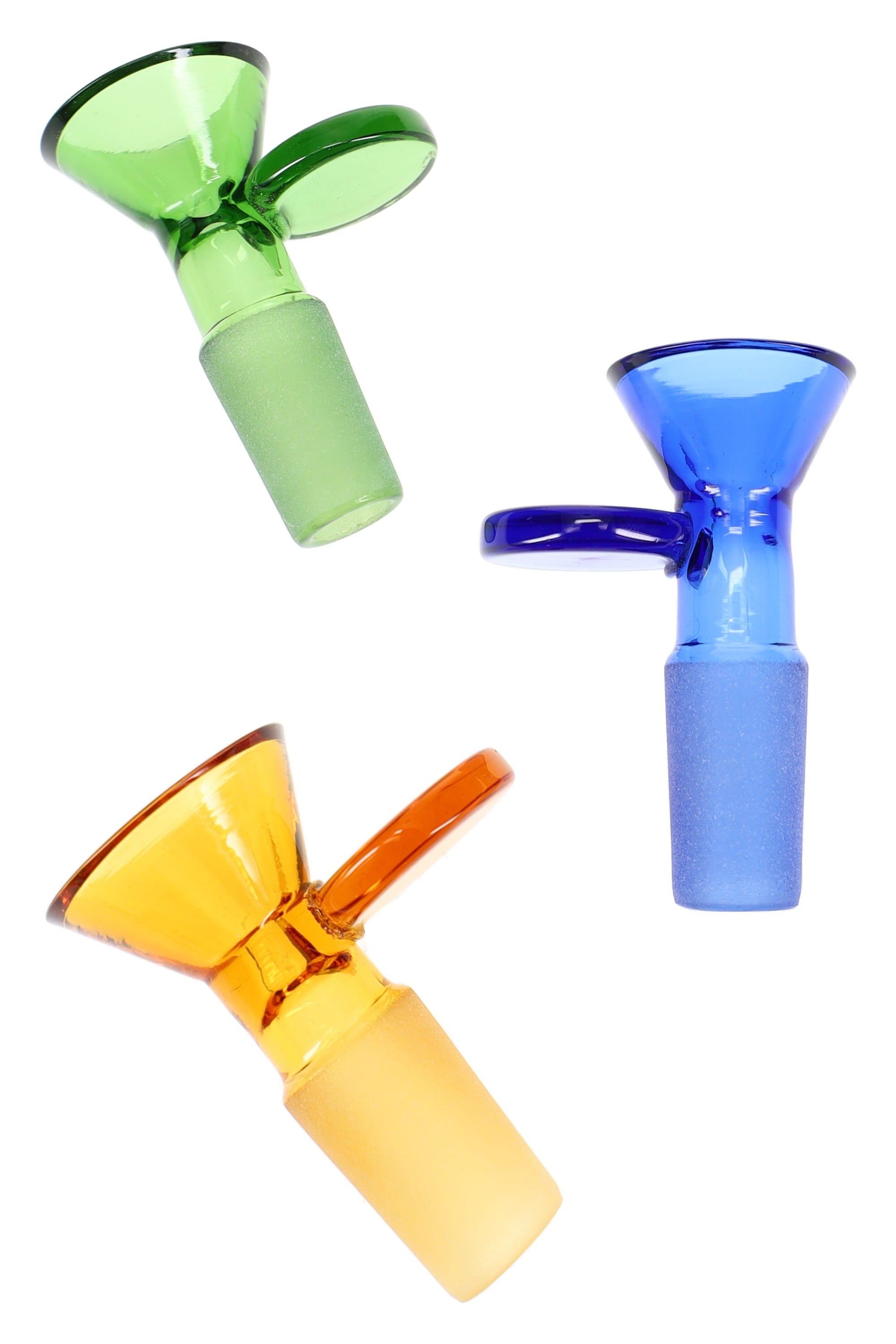 Colored Glass Bowl with Grip – 14.5 mm Male – Assorted